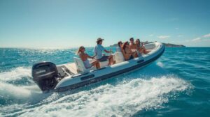 barco neumática de lujos en ibiza