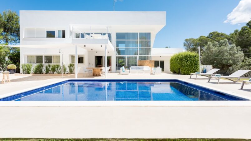 Can Cristal Luxury Villa in Ibiza Cala Vadella with Views of Es Vedrà